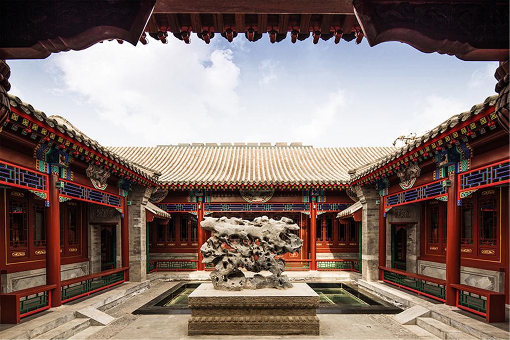 Отель Beijing Ruyuan Courtyard Экстерьер фото